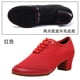 thumbnail image 3 of zapatos de baile a la moda para mujer, botas, zapatos cuadrados, zapatillas de deporte con aumento, botas para niñas, zapatos de suela blanda para mujer, fondo suave moderno, 3 of 5