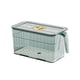 thumbnail image 2 of Caja de almacenamiento para refrigerador, caja de almacenamiento para alimentos de grado alimenticio, para cocina, para verduras, refrigerador, caja de almacenamiento para huevos, frutas y albóndigas, 2 of 3