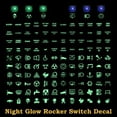thumbnail image 1 of Bgsha Night Glow Rocker Switch Decal Label Circuit Panel Sticker Car Boat Truck Marine, 1 of 10