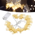 thumbnail image 1 of Fairy Lights,  Shaped Wide Use Iron LED String Lamp  for Thanksgiving Warm Light,Colorful Light,Pure White, 1 of 7