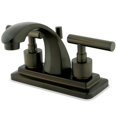 thumbnail image 1 of Two Handle Centerset Lavatory Faucet With Brass Pop-Up - Oil Rubbed Bronze Finish, 1 of 1