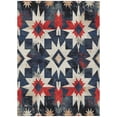 thumbnail image 2 of Addison Rugs Chantille Indoor/Outdoor Transitional Aztec Navy Machine Washable Rectangle Rug, 3' x 5', 2 of 8