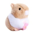 thumbnail image 3 of Juguete de lujoso con cola que gira la cola giratoria de dibujos animados de peluche decoración realista para el hogar para niños adolescentes Hámster, 3 of 8