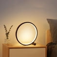 thumbnail image 4 of lionlar Round Desk Light USB 5W Dimmable Table Lamp Reading Lamp Night Light Bedroom Black, 4 of 8