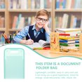 Personal File Rack Alasum Portable Light Green Multi Pocket Folder Plastic File Organizer ...