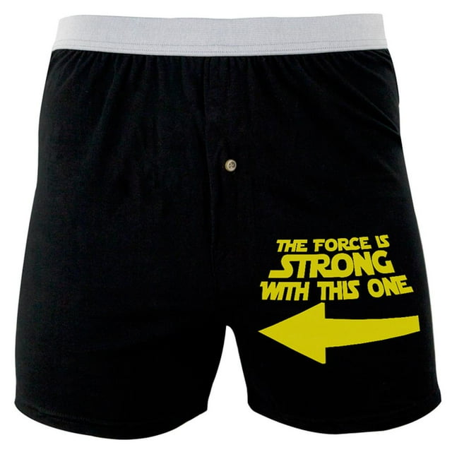 The Force Is Strong With This One Funny Geek Soft Knit Boxer