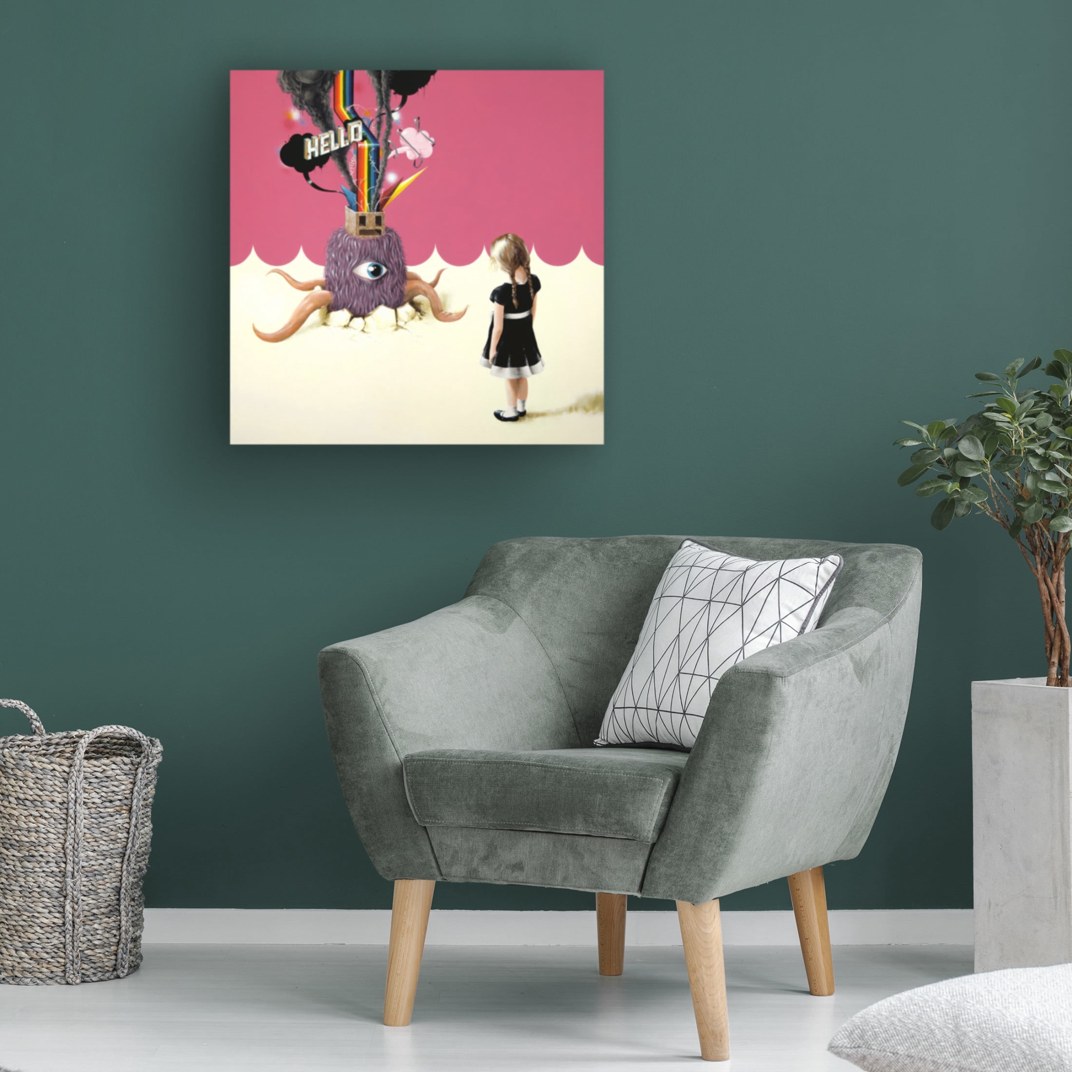 Trademark Fine Art Famous When Dead Hello Ruby Canvas Wall Art