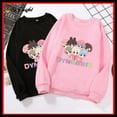 thumbnail image 2 of BTS mujeres sudadera con capucha Streetwear mujeres carton alfabeto inglés coreano Bulletproof Youth League impreso sudadera Casual cuello redondo sudadera Toppangjing, 2 of 4