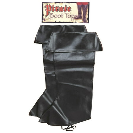 Deluxe Vinyl Boot Tops - Deluxe Vinyl Halloween Costume Accessory Boot Tops