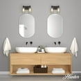 thumbnail image 3 of Hunter - Lochemeade 2-light Noble Bronze, Small Vanity Light, Dimmable, for Bedrooms, Dining, Living Rooms - 19780, 3 of 8