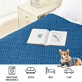 thumbnail image 3 of Smiry Waterproof Dog Couch Covers, Washable Dog Blankets For Sofa & Bed, Reversible Furniture Protector For Pets (52x82 Inch, Navy/Blue), 3 of 7