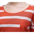 thumbnail image 5 of Richie House Women's Long sleeve striped linen pullover RH2025-A-S, 5 of 7