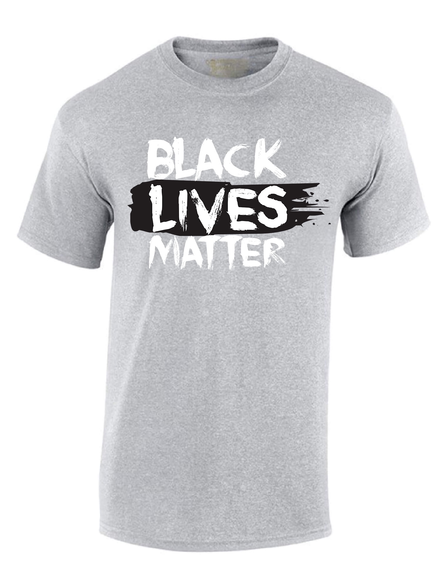 Adult Black Lives Matter T-Shirt - X-Large, 100% Cotton, Black
