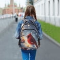thumbnail image 6 of ALAZA Cardinal on Christmas Tree Backpack Elementary School Bag Bookbag Travel Rucksack, 6 of 7