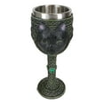 thumbnail image 2 of Wicca Mystical Witching Hour Black Cat Wine Goblet 7oz Cats Celtic Chalice Cup, 2 of 8