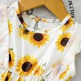 thumbnail image 7 of TOWED22 Baby Toddler Sweet 2pcs Outfits Tank Tee Sleeveless and Shorts Adorable Summer Clothing Sets Lovely(Yellow,12-18 M), 7 of 7