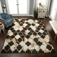 thumbnail image 2 of Superior Multi-toned Scalloped Pattern Indoor Area Rug, 7' 10" x 10', Black, 2 of 4