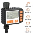 thumbnail image 3 of Amdohai 3 Separate Programs Water Timer 3in Large Screen IP65 Waterproof Auto and Manual Mode Hose Timer Sprinkler Timer Single Valve Digital Watering Timer for Garden Lawn, 3 of 7