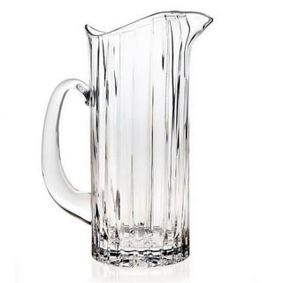 Godinger Beverage Pitcher Carafe, Cocktail Pitcher, Water Pitcher, Bar  Mixing Pitcher Glass - Dublin Collection, 34oz