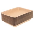 thumbnail image 3 of Miangastore Disposable Paperboard Food Tray 50Pack Rectangular For Seafood Crawfish, 3 of 8