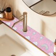 thumbnail image 2 of Yayeee Faucet Mat for Kitchen Sink 30" Diatomite Long Splash Guard Pad, Ice Cream Rainbow Pattern, 2 of 7