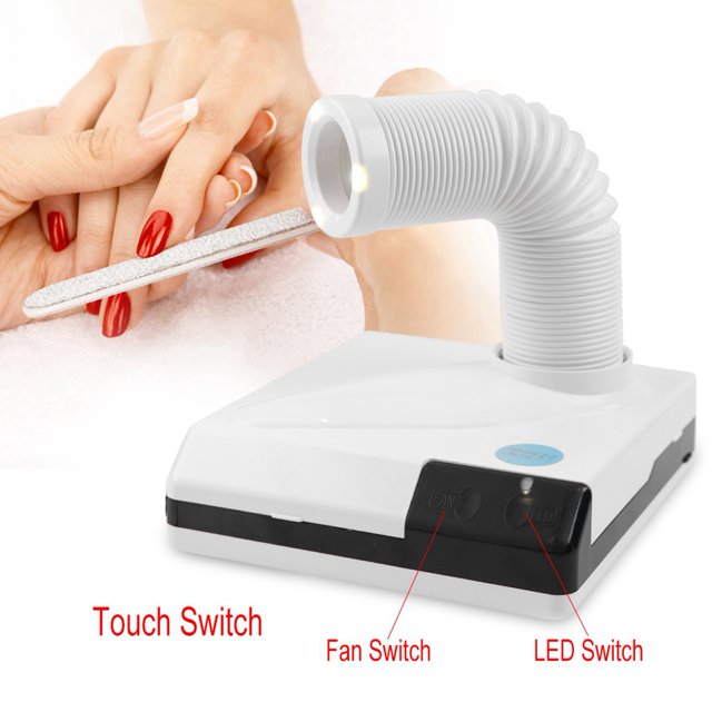 Colector de Polvo de Uñas ANGGREK Colector de polvo de succión Blanco 60w