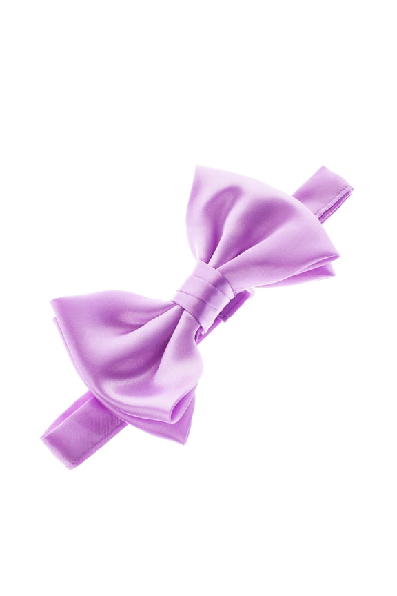 Boy's Satin Adjustable Pre-Tied Bow Tie - Lavender