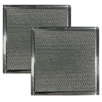 Air Filter Factory 10-3/8 x 11-3/8 x 3/8 Range Hood Aluminum Grease Filters 2-Pack