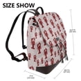 thumbnail image 2 of Fotbe Red Lobster With Claws Mochila Bolso con Estampado para Mujer, Mochila Antirrobo de Nylon Impermeable, Bolsa Ligera de Hombro, 2 of 4