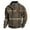 Brown, variant on Buckle Sweatshirt Men's 3D Print Autumn Winter Printed Sweatshirt Sweatshirt for Men No Hood XL