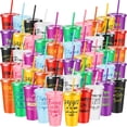 thumbnail image 1 of Paquete de 50 vasos de plástico inspiradores de 710 ml de Uiifan a granel, 1 of 7