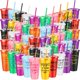 thumbnail image 1 of Paquete de 50 vasos de plástico inspiradores de 710 ml de Uiifan a granel, 1 of 7