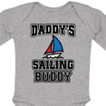 thumbnail image 4 of Inktastic Daddy Sailing Buddy Sailboat Boys or Girls Long Sleeve Baby Bodysuit, 4 of 5