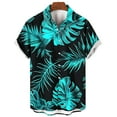 thumbnail image 3 of Wavsuf Mens Shirts Short Sleeve Button Down Turndown Beach Hawaiian Summer Multicolor Shirts Size 5XL, 3 of 3
