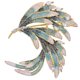 thumbnail image 1 of KAKOWELY Broche de metal, alfiler de solapa, ramillete, accesorio de moda, joyería para mujeres y niñas, 1 of 4