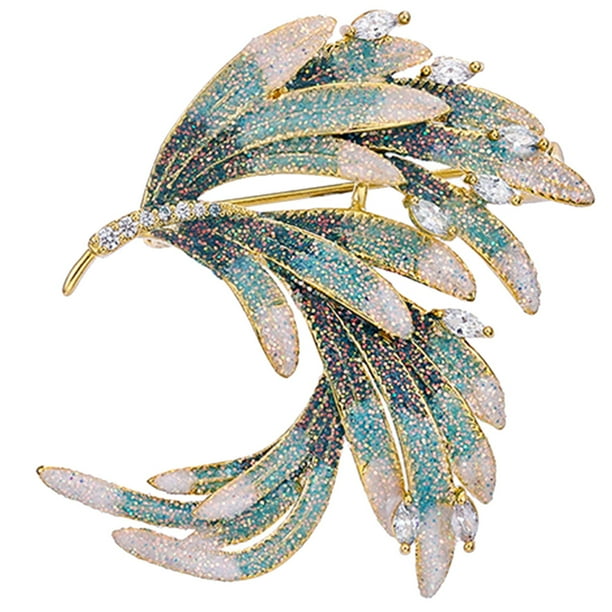 KAKOWELY Broche de metal, alfiler de solapa, ramillete, accesorio de moda, joyería para mujeres y niñas