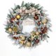 thumbnail image 1 of Corona de Navidad artificial hecha a mano de PVC, regalos de navidad ecológicos, venta al por mayor de China, 50/60cm, 1 of 4