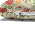 thumbnail image 4 of Floral Pet Bed, Vintage Art Style Design Rose Flowers and Berries Image Art Print, Chew Resistant Pad for Dogs and Cats Cushion with Removable Cover, 24" x 39", Champagne and Multicolor, by Ambesonne, 4 of 4