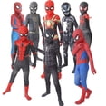 thumbnail image 2 of Disfraz de superhéroe de Spiderman, traje de juego de rol de serie completa, 8 piezas al por mayor a un precio más bajo Fivean unisex, 2 of 2