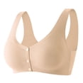 thumbnail image 1 of FhsagQ Bra Bras for Women Crotchless Two Piece Comfortable Adjustable Bra No Underwire Seamless Bra for Women Womens Bras Fish Net Bras for Women with Robe Crotchless Beige L, 1 of 4
