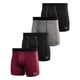 thumbnail image 1 of Calzoncillos bóxer Reebok Performance Stretch, paquete de 4, para hombre, 1 of 6