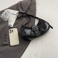 thumbnail image 4 of Bolso Hombro Cuero PU Y2K para Mujer Bandolera Plisado Viajes (), 4 of 9