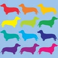 thumbnail image 3 of CafePress - Rainbow Dachshunds Light T Shirt - Men's Classic Graphic T-Shirt, 3 of 4
