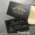 thumbnail image 1 of Impresión personalizada, embalaje de tarjetas de visita de lujo, tarjetas de agradecimiento de negocios, felicitación con logotipo, 1 of 4