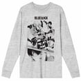 thumbnail image 4 of Blue Lock Title Logo And Fighting Teams Men's Heather Gray Long Sleeve Tee-3XL, 4 of 7