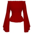 thumbnail image 1 of T Shirts Long Sleeve Women Womens Polyester Spandex Shirt Loose Fit Tee Long Sleeve Women Women Summer Shirts Cheer Long Sleeve Shirt Womens Long Sleeve Compression Shirt Workout Short Sleeve Shirt, 1 of 4