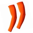 thumbnail image 2 of jinwen Manches Rafraîchissantes 1 Paire Compacte pour Hommes Femmes pour Golf Basketball Jogging orange, 2 of 9