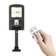 thumbnail image 3 of Luces solares para exteriores con sensor de movimiento y control remoto | Luz de seguridad de pared impermeable IP65 | 3 modos de iluminación para cercas, patios, jardines, terrazas y puertas, 3 of 6