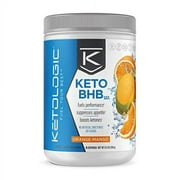 KetoLogic Keto BHB Exogenous Ketones Supplement, Orange Mango | 30 Servings