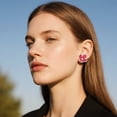 thumbnail image 3 of Boucles d'Oreilles pour Femmes Boucles d'Oreilles Feuille d'Érable Canadienne Boucles d'Oreilles Pendantes Rouges et Vertes pour Femmes Célébrer la Fête du Canada avec Style Légères et Confortables, 3 of 6